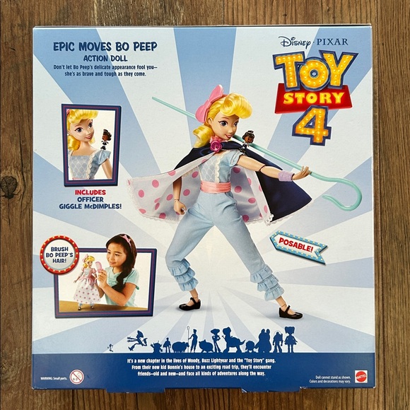 Disney Pixar Toy Story 4 Epic Moves Bo Peep Action Doll Toy 2018 Mattel - Picture 7 of 9